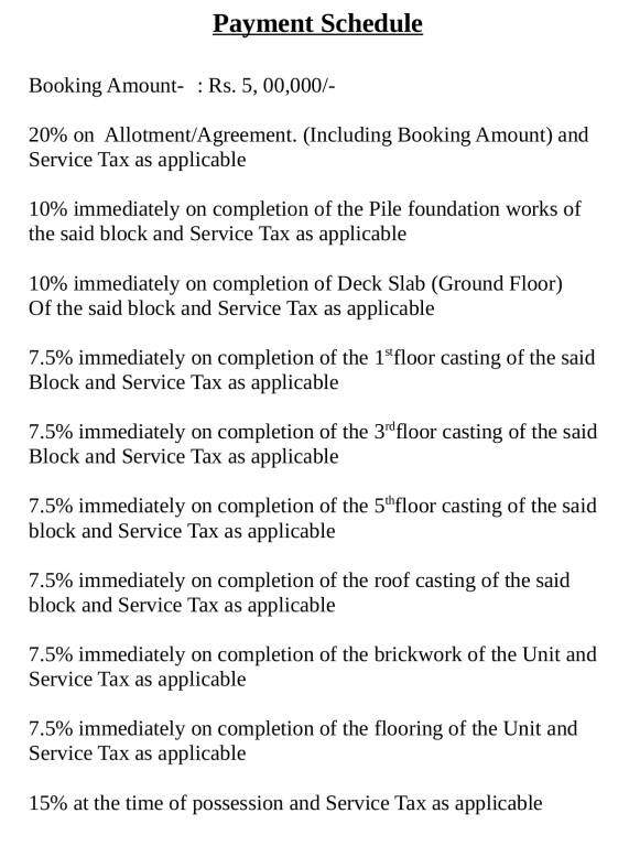 Images for Payment Plan of Sugam Habitat Payment Plan
