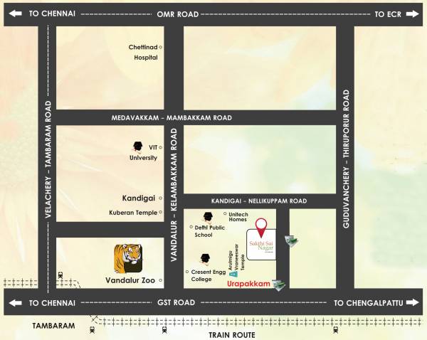 Images for Location Plan of Vishwak Sakthi Sai Nagar