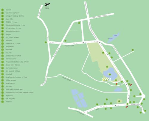 Images for Location Plan of Amit Realty and Shree RSH Group The Ecos