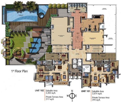 Images for Cluster Plan of Salarpuria Sattva Luxuria Heights