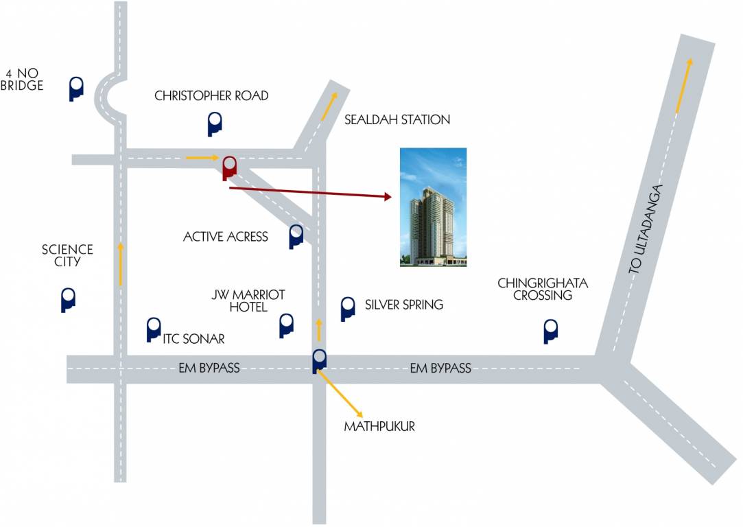 Images for Location Plan of Salarpuria Sattva Luxuria Heights
