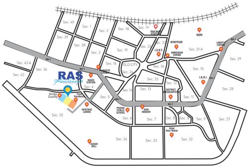 Images for Location Plan of RAS Residency II residency-ii Images for Location Plan of RAS Residency II