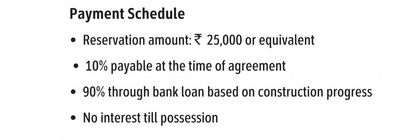 emprasa Construction Linked Payment (CLP) Payment Plan