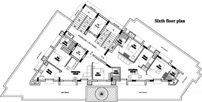  rhazes Rhazes Cluster Plan for 6th Floor
