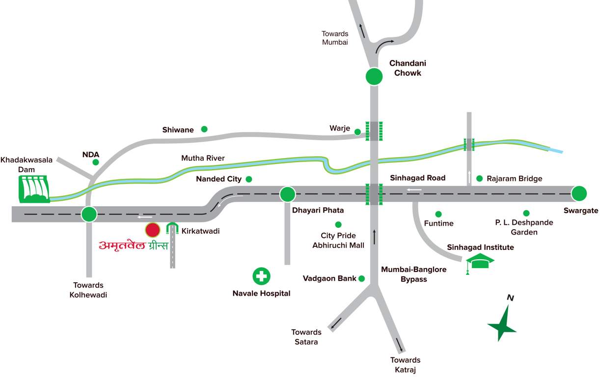 Images for Location Plan of Rama Amrutvel Greens Phase I
