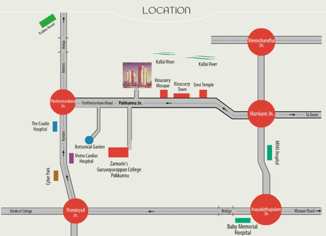 emerald Images for Location Plan of PVS Builders And Developers Emerald