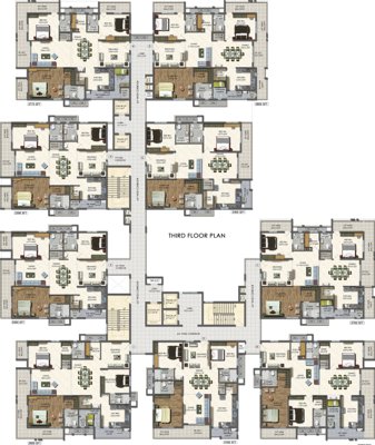  westside Images for Cluster Plan of Aparna Westside