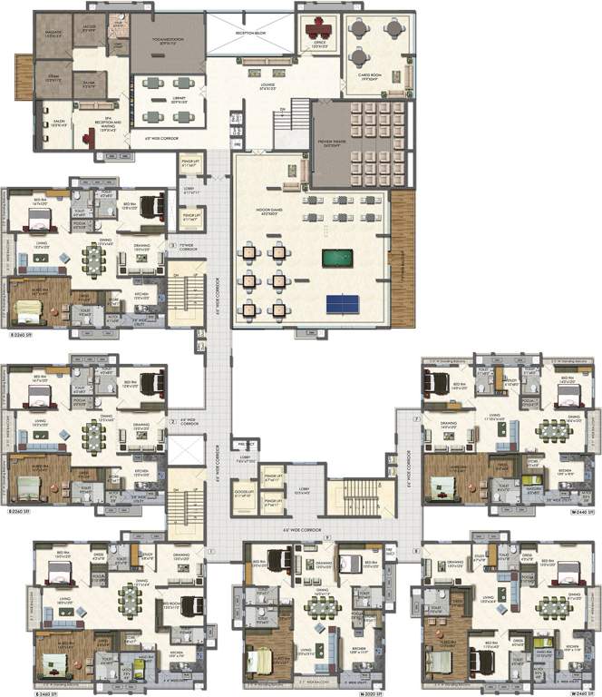  westside Images for Cluster Plan of Aparna Westside