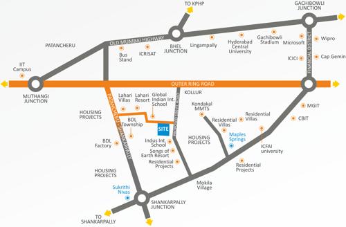  sukrithi-avanthika-phase-3 Images for Location Plan of Subhagruha Sukrithi Avanthika