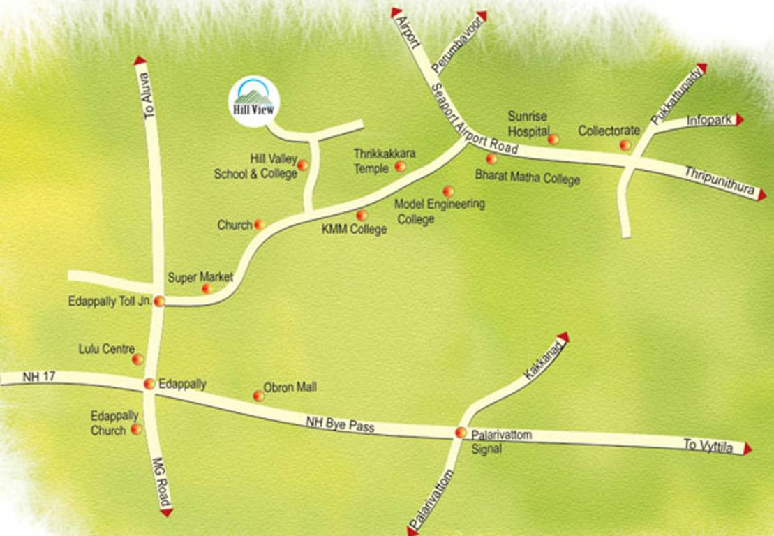 hill view emerald Location Plan