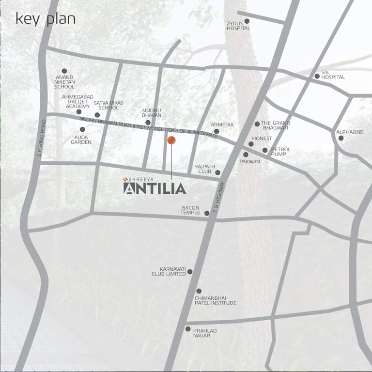 antilia Images for Location Plan of Shreeya Antilia