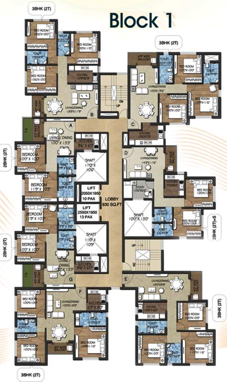 Images for Cluster Plan of Starom Millenia