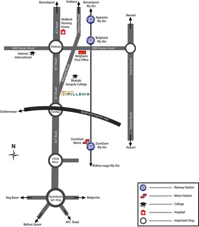  millenia Images for Location Plan of Starom Millenia