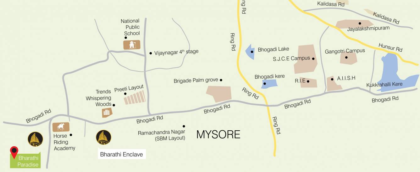 Images for Location Plan of Kaushik Bharathi Paradise