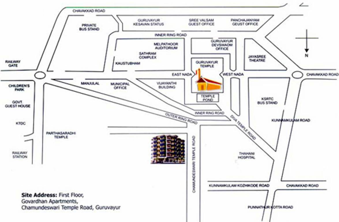  govardhan enclave Location Plan