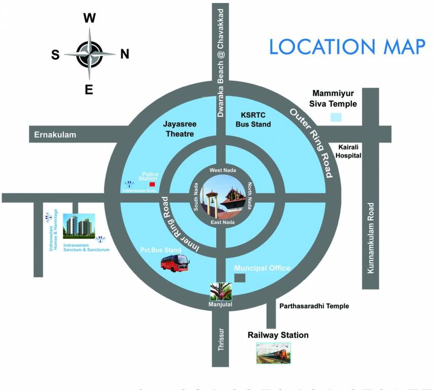 Images for Location Plan of Indraneelam Sanctum Sanctorium