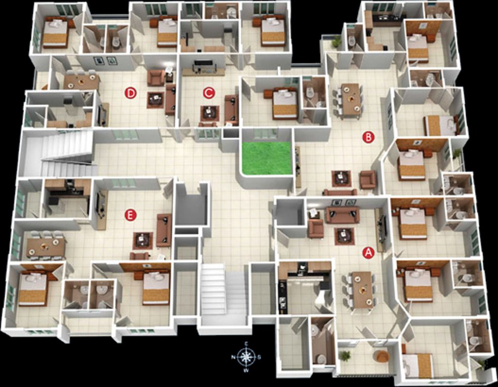 Images for Cluster Plan of Sapthavarna Builders Sakthan Regency