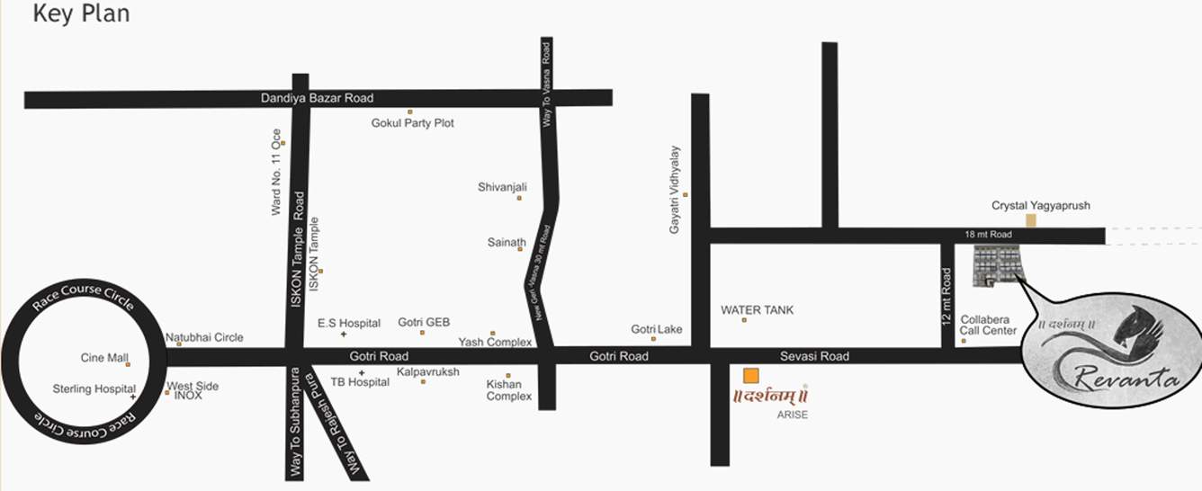  revanta Images for Location Plan of Darshanam Revanta