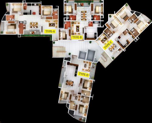  capitol-pointe Images for Cluster Plan of Tulsi Capitol Pointe