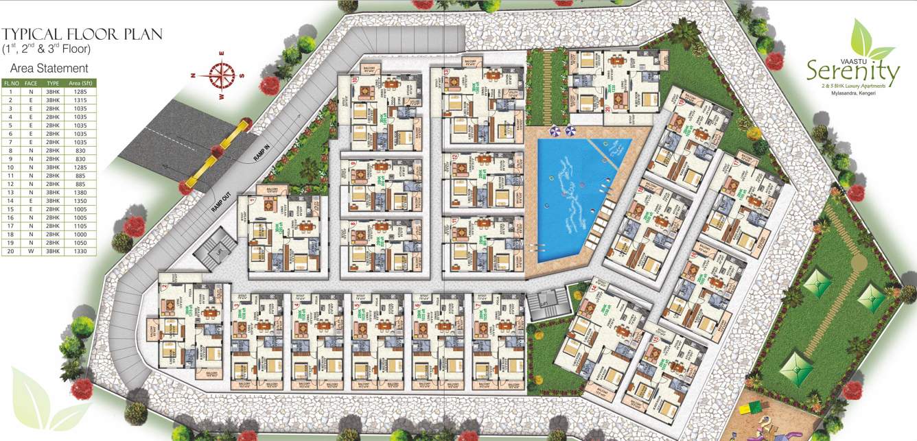  serenity Images for Cluster Plan of Vaastu Serenity