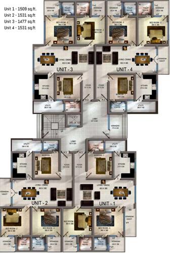 Images for Cluster Plan of VC Hills Apartments