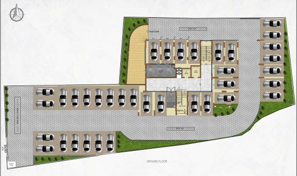  blue-castle Blue Castle Cluster Plan For Ground Floor