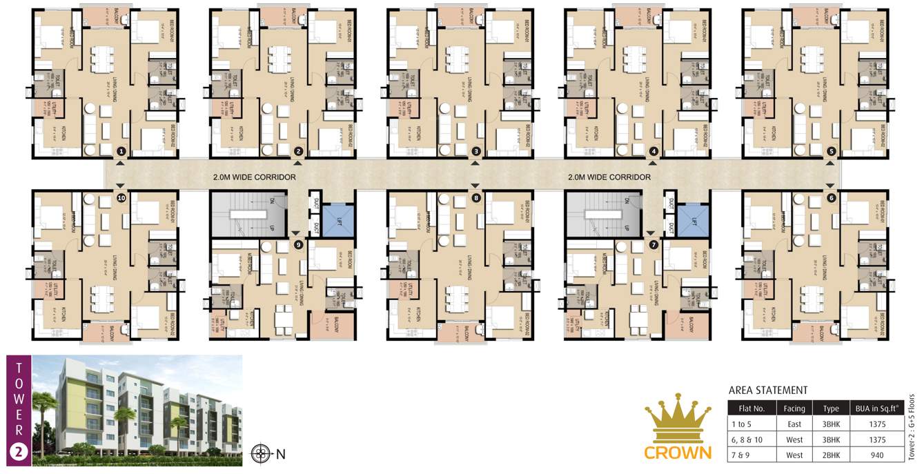 pranav zenith Images for Cluster Plan of Praneeth Pranav Zenith