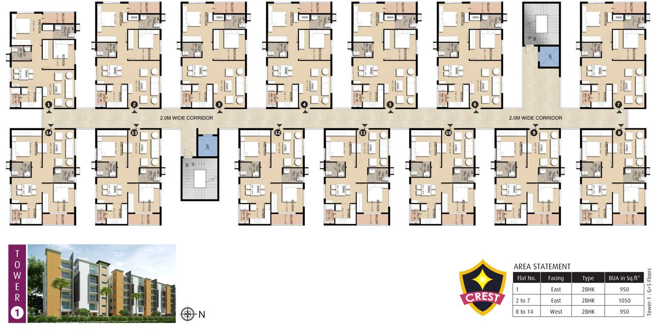 pranav zenith Images for Cluster Plan of Praneeth Pranav Zenith
