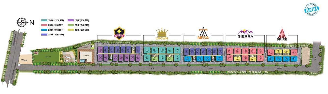 pranav zenith Images for Master Plan of Praneeth Pranav Zenith