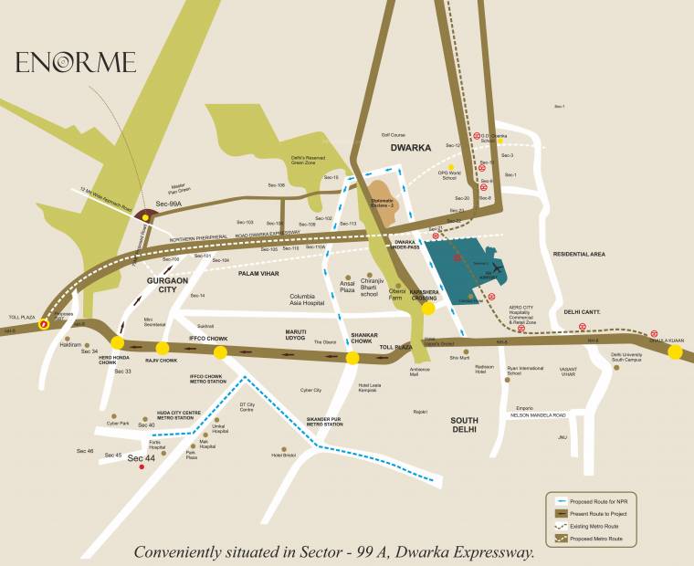 Images for Location Plan of Pareena Enorme