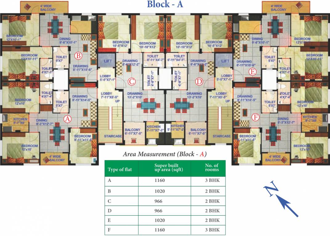 Images for Cluster Plan of GM Meena Paradise