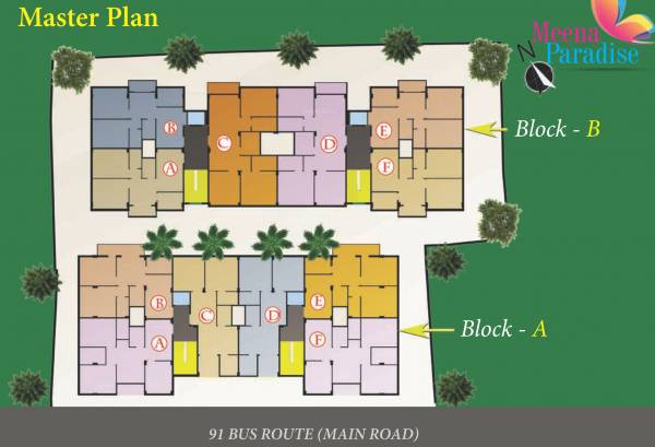 Images for Master Plan of GM Meena Paradise Images for Master Plan of GM Meena Paradise