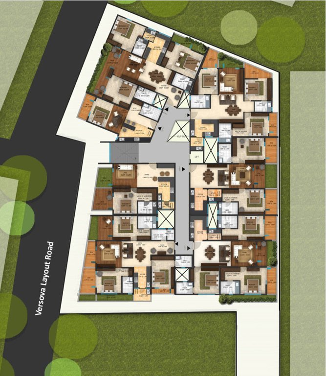 Images for Layout Plan of Versova Sky