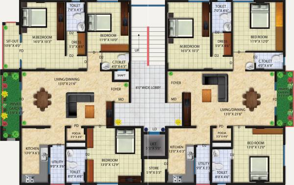 Images for Cluster Plan of Sudha Habitat Pristine