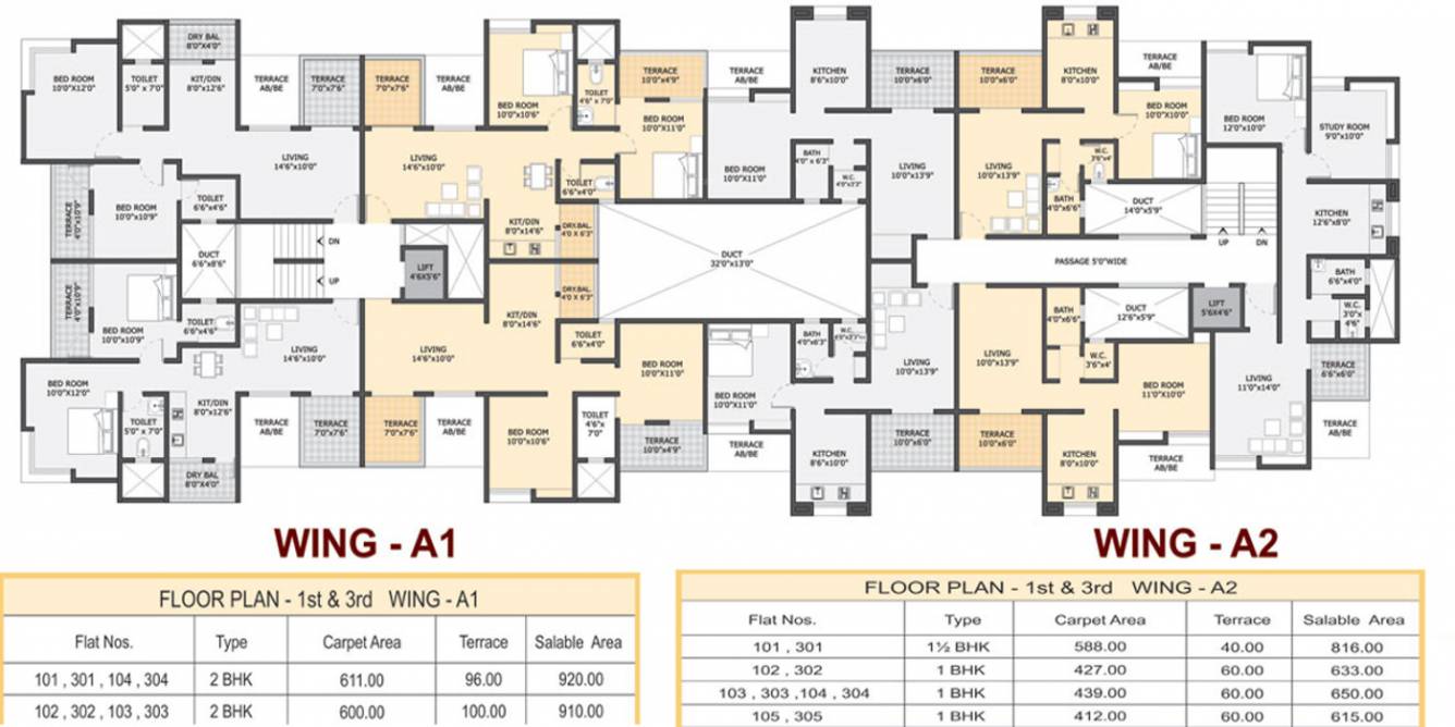 645 sqft 1 bhk Apartment Prasun Homes Sai Radha Other