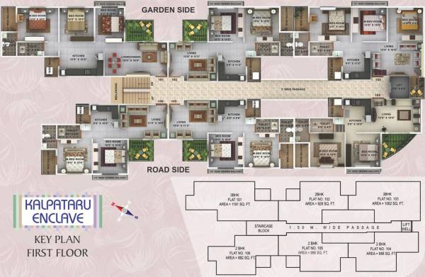 Images for Cluster Plan of Kwality Enclave