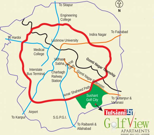 Images for Location Plan of Tulsiani Golf View Apartments Images for Location Plan of Tulsiani Golf View Apartments