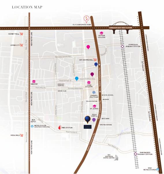  arista Location Plan