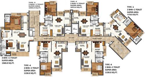 Images for Cluster Plan of Tulsiani Urban Woods