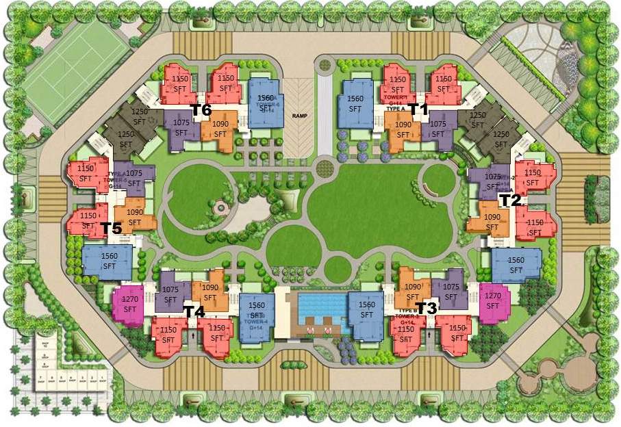  urban woods Images for Layout Plan of Tulsiani Urban Woods