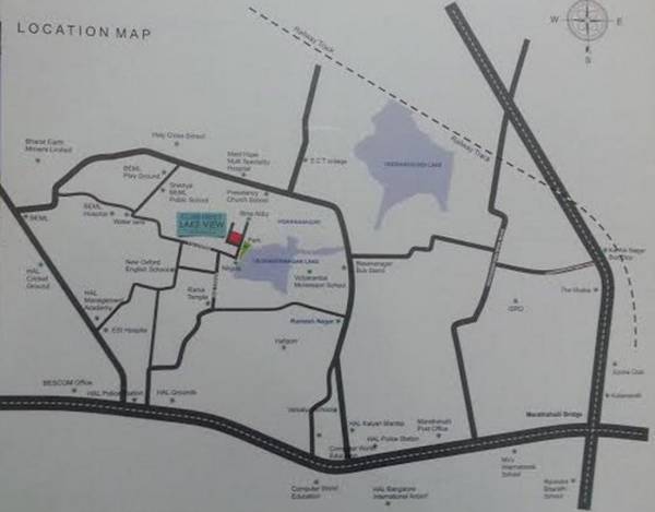 Images for Location Plan of Reputed Builder Club Nest Lake View