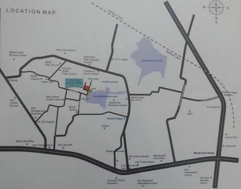 Images for Location Plan of Reputed Builder Club Nest Lake View