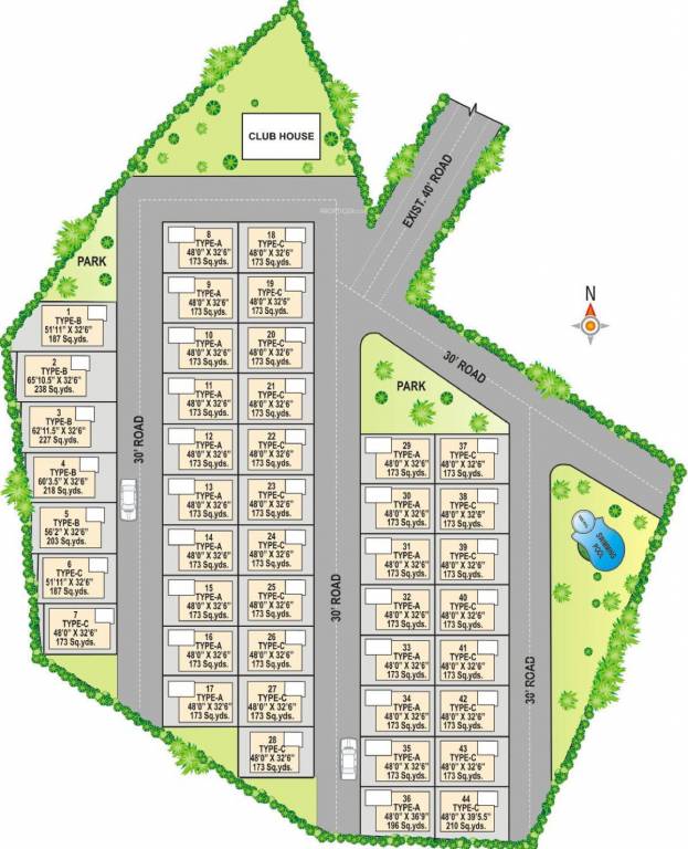 Images for Layout Plan of Modi Silver Creek