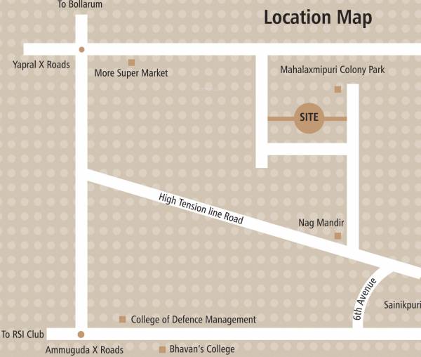 Images for Location Plan of Modi Deepa Dhruva Heights