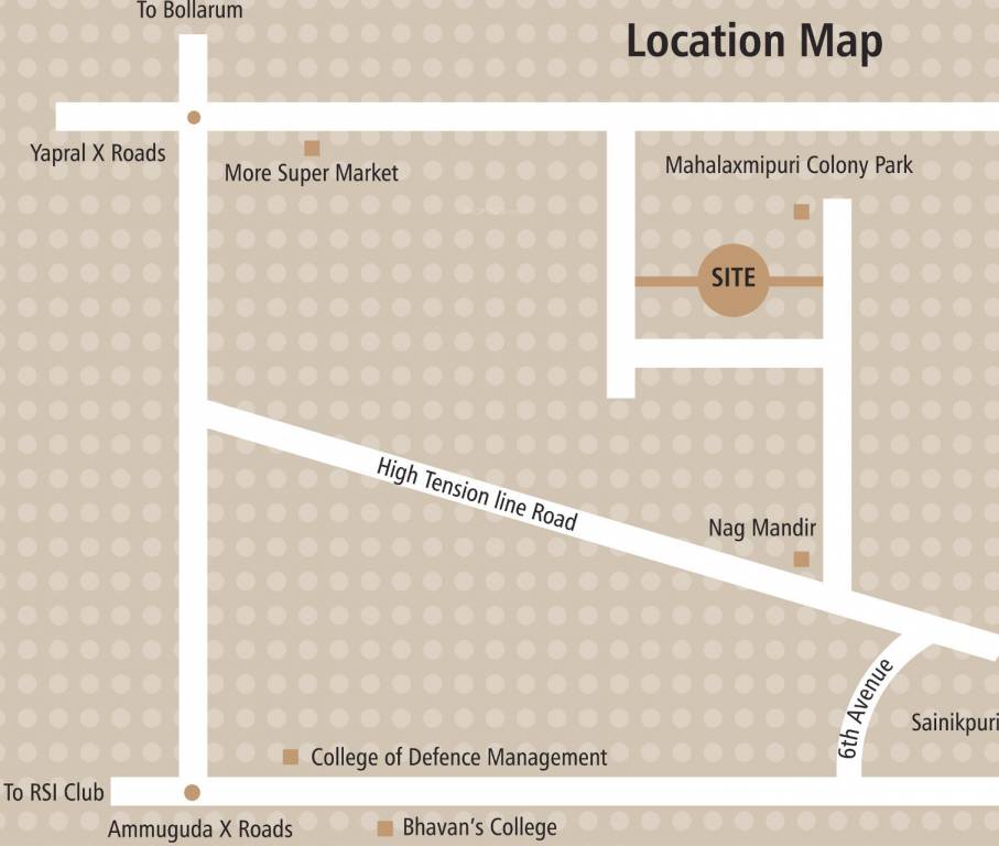 Images for Location Plan of Modi Deepa Dhruva Heights