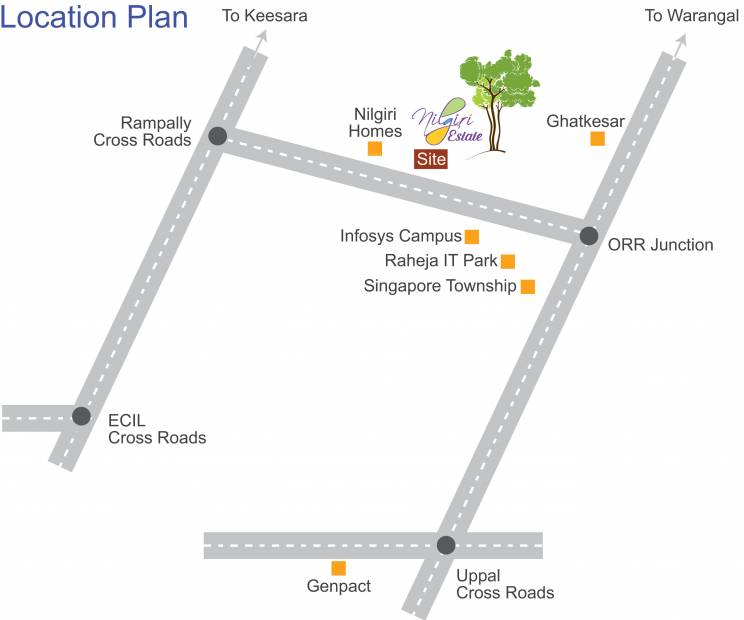 Images for Location Plan of Modi Nilgiri Estate