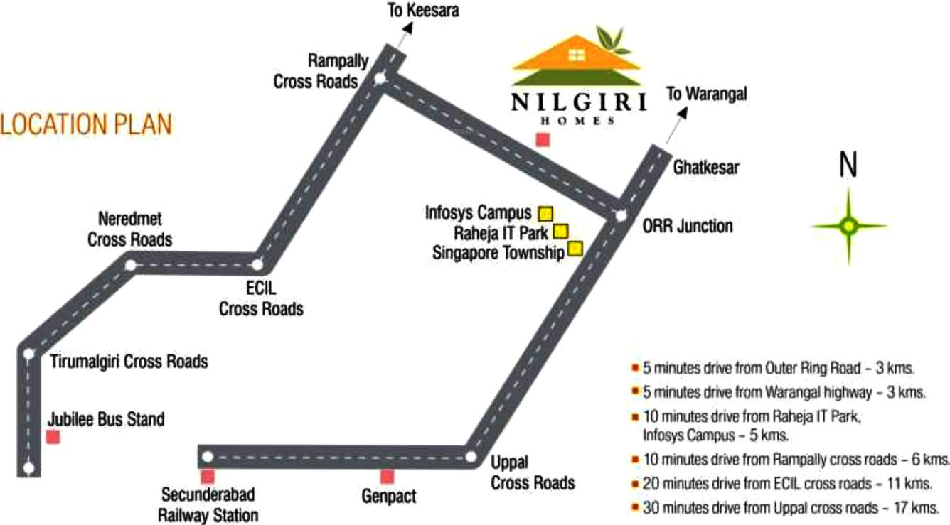  nilgiri homes Images for Location Plan of Modi Properties Nilgiri Homes