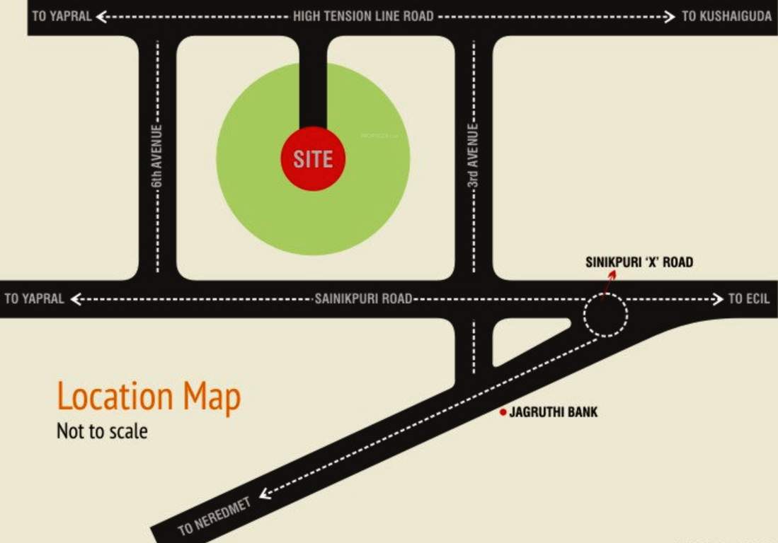  home line verdure Images for Location Plan of Modi Properties Home Line Verdure