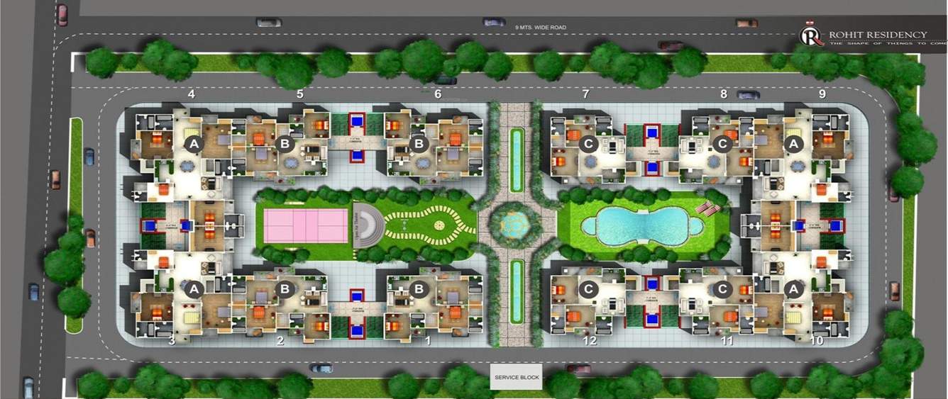 Images for Cluster Plan of Preet Rohit Residency