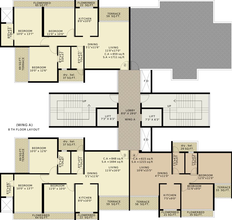 Images for Cluster Plan of Vansh Delta Tower 2
